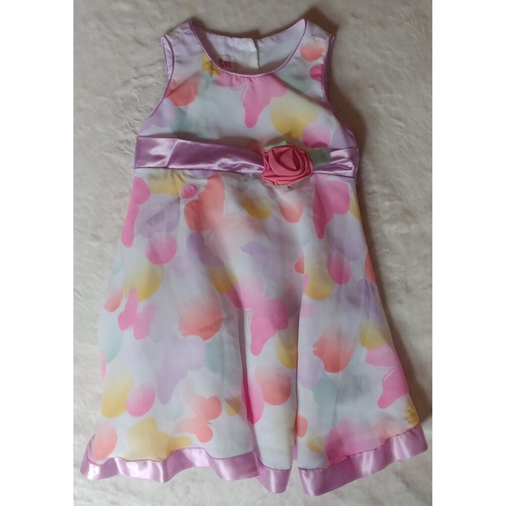 Dress 12 Months Jessica Ann Girls sleeveless butterfly infant toddler wear Baby
